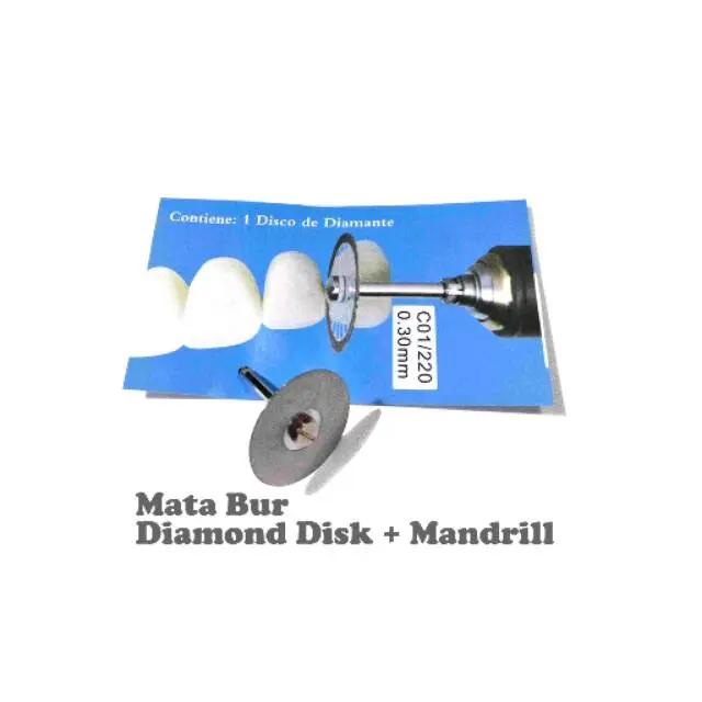 Mata Bur Diamond Disk + Mandrill 0