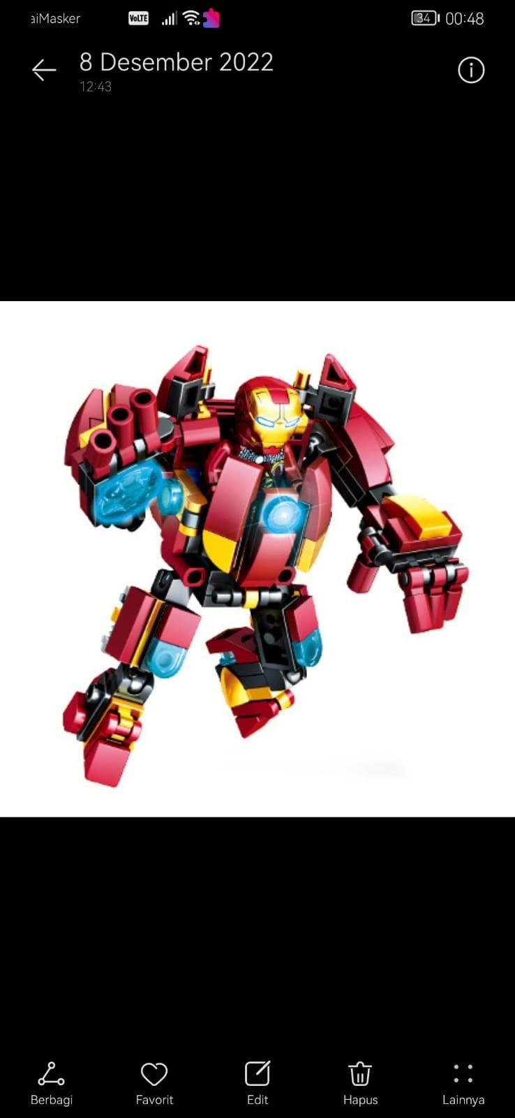 Product Introduction of Mainan anak action figure Avengers Ironman War Machine Brick Avengers Ironman Toy 0