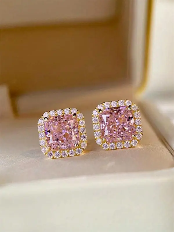 Fashion Elegant Rhinestone Decorated Stud Earrings, Casual Jewelry for Women, Trendy Accessories for Party and Daily Life 7