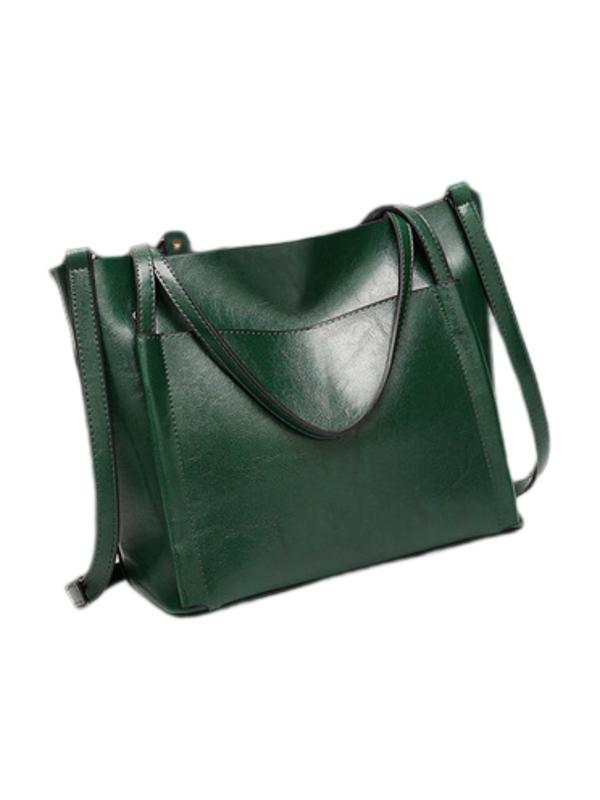 Women's Solid Color Large Capacity Tote Bag, Fashionable Shoulder Bag For Teen Girl, Women, College Student, Rookies & White-collar Workers Perfect For Office, College, Work, Business, Commute 8