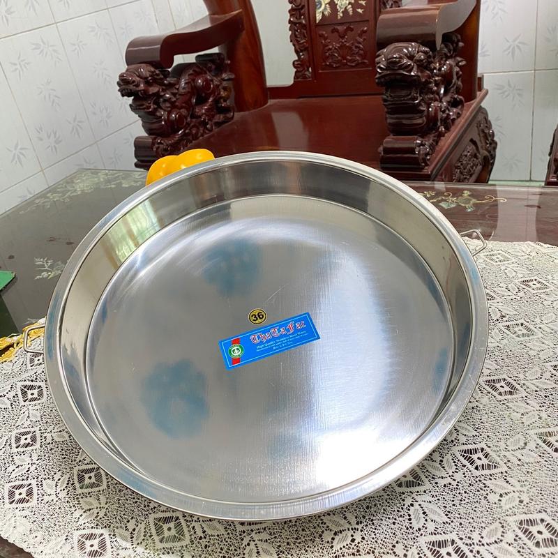 Khay Inox Tròn, Khay Bơ Inox ,Xửng tròn Inox Cao Cấp - TikTok Shop Vietnam