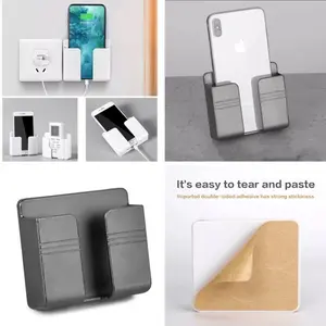 (OP) Holder Dinding HP Tempel / Tempat Dudukan Handphone Remote AC/TV Multifungsi