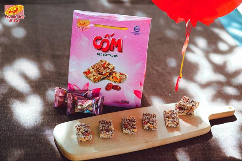 Product Introduction of Cốm gạo lức táo đỏ Tân Huê Viên (hộp giấy 250g) Snack Food 4