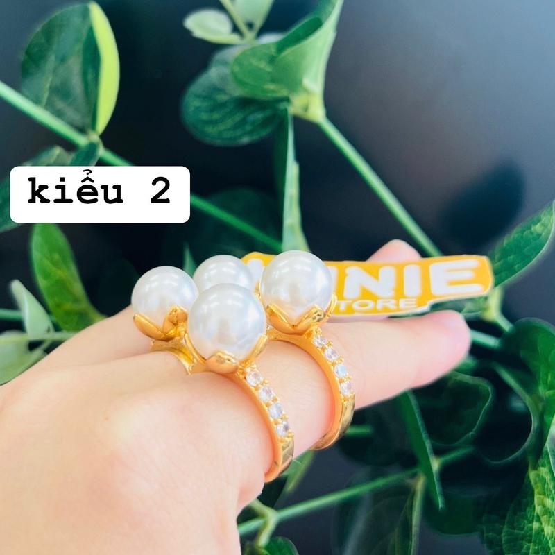 Nhẫn nữ ngọc trai có đinh kim...dôngdo 3