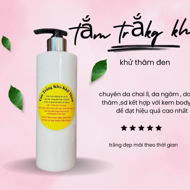 Tắm Trắng Khô hỗ trợ trắng da body (size 500gram) dưỡng ẩm không có hương liệu abonne kem _ duong trang Women