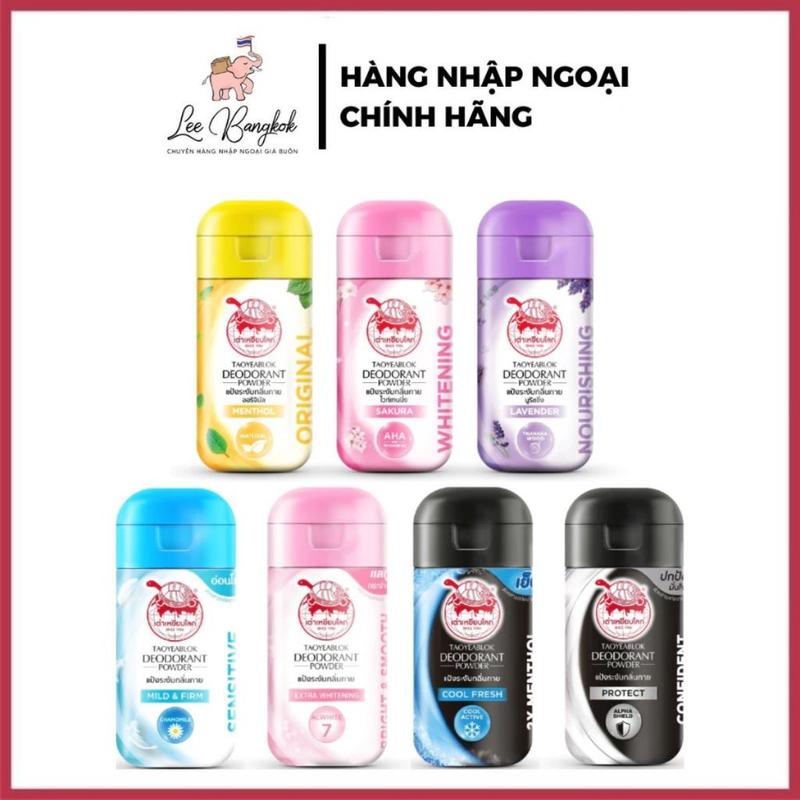 Nội Địa Thái Hủ Phấn Nách Khử Mùi Hôi Taoyeablok Deodorant Powder Con Rùa Giảm Thâm Thái Lan Đủ Màu 22g lăn khử mùi cho nam LEEBANGKOK