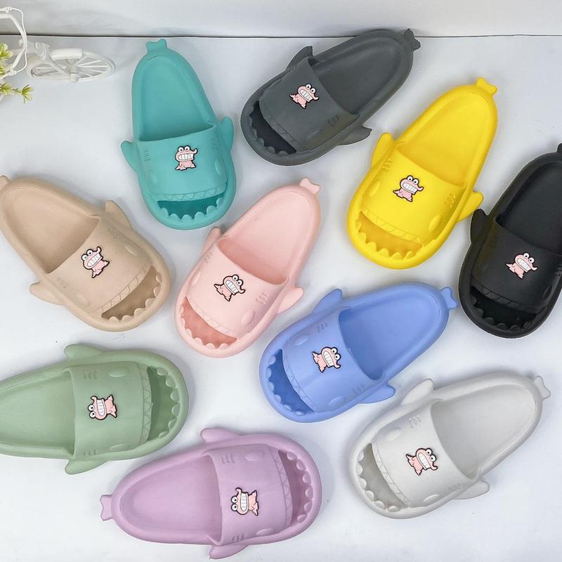  POT006-C50  CÁ SẤU HỒNG - Dép cá mập quai ngang ngộ nghĩnh nhiều màu chất cao su siêu bền nhẹ phù hợp cho đi trong nhà ngoài trời thoáng khí siêu êm DéP Slipper Có Quai Nữ Dép Lê 