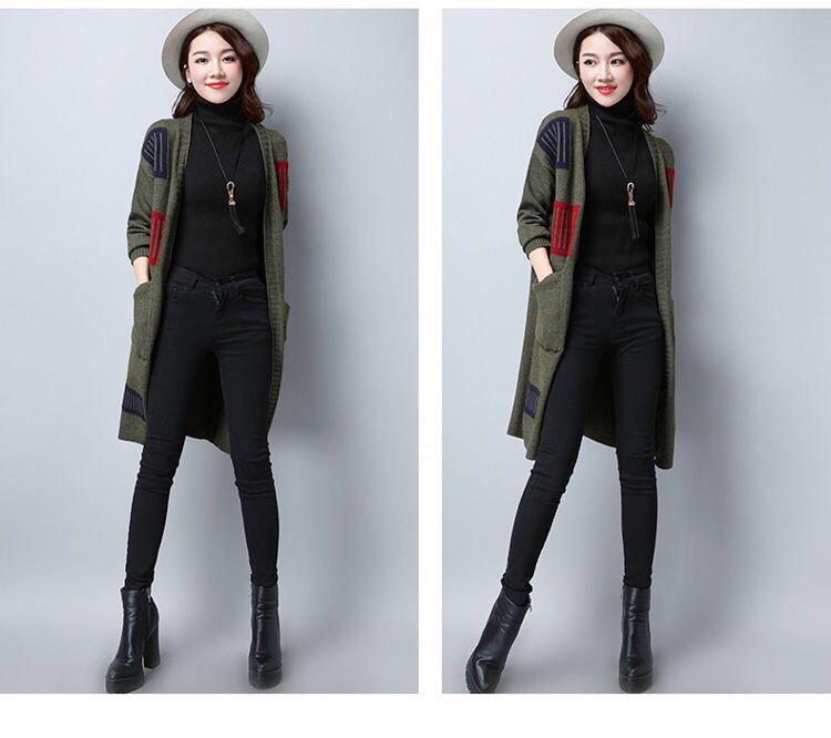Product Introduction of Áo Cardigan Dệt Kim, Phong Cách Hàn Quốc Mới, Dài Trung Bình Cho Phụ Nữ, Quần Áo Của Các Bà Mẹ Trẻ Trung, Áo Len Ngoài Dáng Rộng, Thích Hợp Cho Mùa Thu, Áo Khoác Mới, 2020 Top Women Màu Đỏ 20