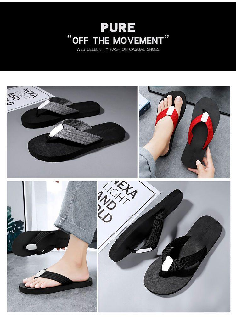 Product Introduction of Dép Xỏ Ngón, Dành Cho Nam Giới, Chống Trượt, Thích Hợp Cho Mùa Hè, Có Thể Đeo Ngoài Trời, Chống Mài Mòn, Thời Trang, Đế Mềm, Phong Cách Thường Ngày Ngoài Trời, Cá Tính, Thời Trang DéP Đế Bằng 2
