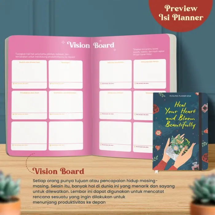 Buku Agenda Muslimah | Planner Ziyad 3 In 1 | Self Healing Doa Dzikir 3