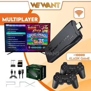 Game Stick 4K Wireless Bulit-In Console 2 Player Games Retro HDMI TV Video Games Gamepad
