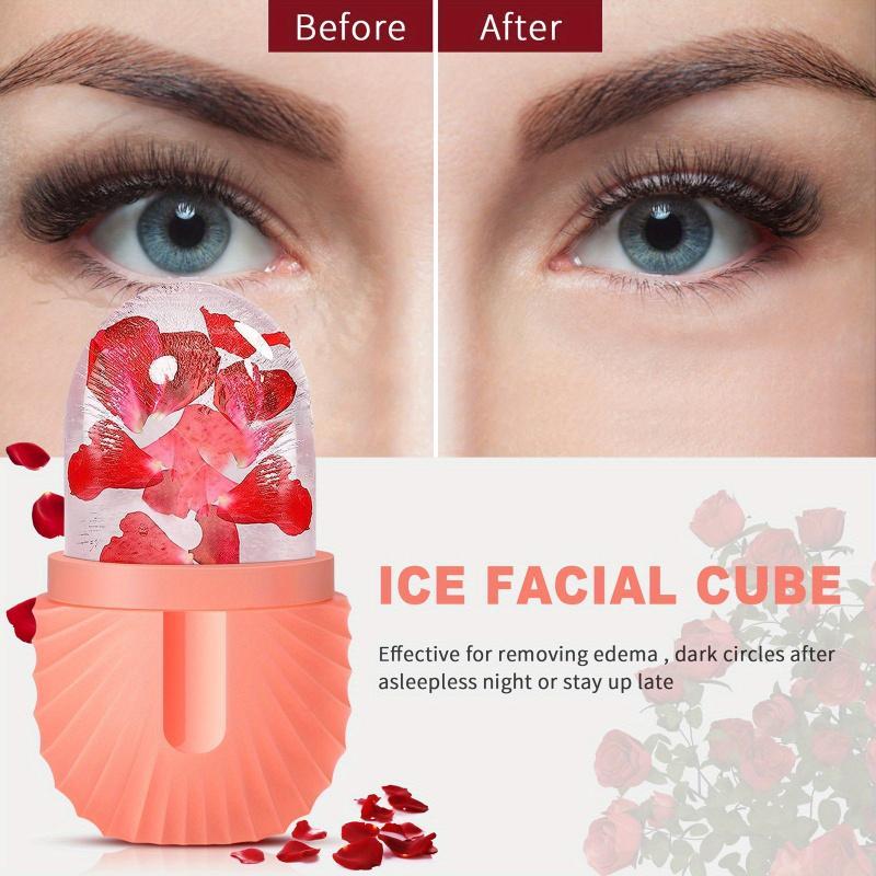 Ice Face Roller, Reusable Face Ice Roller, Ice Face Massage Tool, Skin Care Tool for Women, Facial Skin Relaxing Tool 5