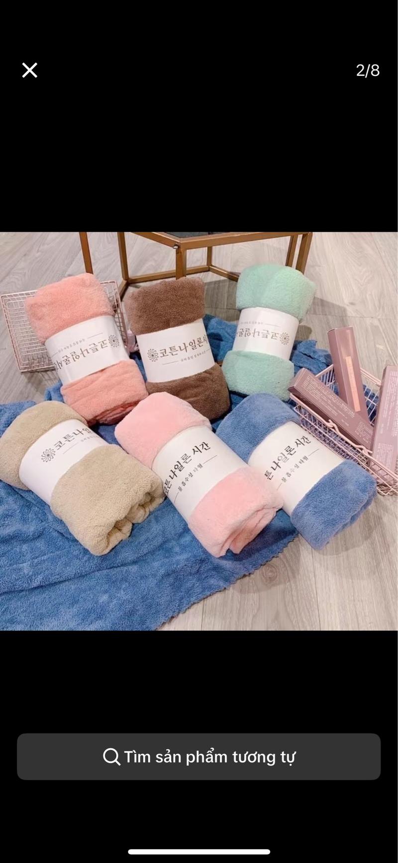 Product Introduction of Khăn Tắm 70x140cm [ Mua 3 Tặng 1 ] Combo 4 Chiếc Khăn Tắm Cao Cấp ,Chất Bông Mềm Mịn ,Thấm Nước, Không Phai Màu ,Khăn Choàng ,Khăn Quấn Bé 3