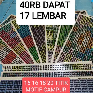 GOSOK BOM 15 16 18 20 TITIK MOTIF CAMPUR / MAINAN GESEKAN BOM FIYYA COLLECTION25