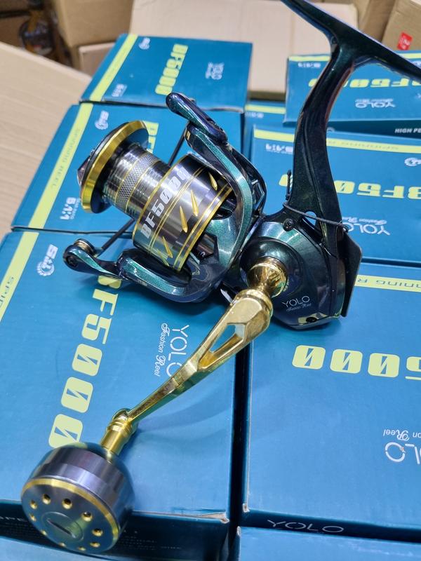 Máy Câu Cá Kim Loại Yolo BF Tay Quay Độ Núm Tròn