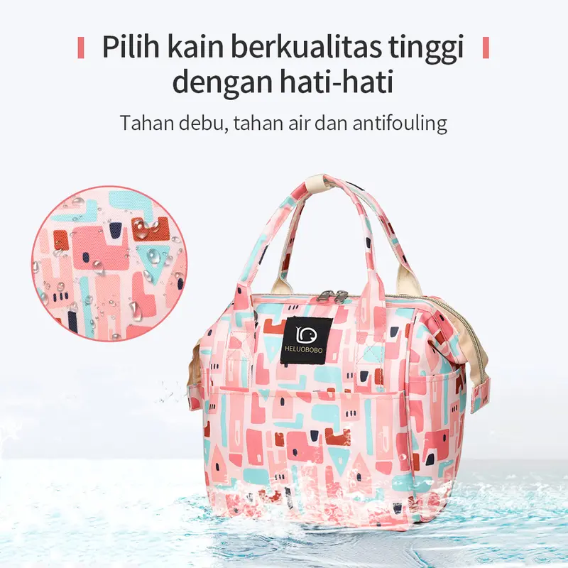 LAKOE Tas Bayi Multifungsi diaper bag / tas Perlengkapan bayi pink bags Biru 1