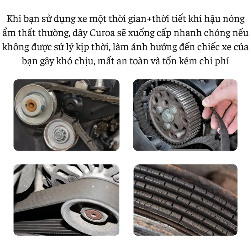 Chai Xịt Bảo Dưỡng Dây Curoa Ô Tô, Gioăng Cao Su Lujieshi Giảm Tiếng Ồn Động Cơ Dầu 2
