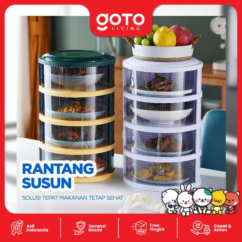 [COD] Goto Armen Food Rack Storage Tudung Saji Rantang Susun - Shop ...