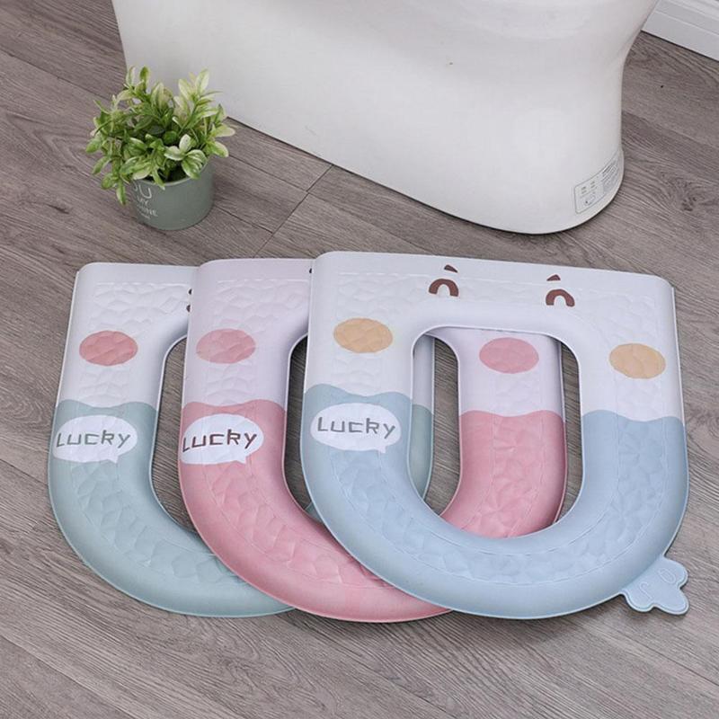 Product Introduction of ฝารองนั่งชักโครก พอดีสากล ของใช้ในครัวเรือน กันน้ำ ปรับได้ ลายการ์ตูน เสื่อรองนั่งชักโครก เหมาะสำหรับห้องน้ำ 42