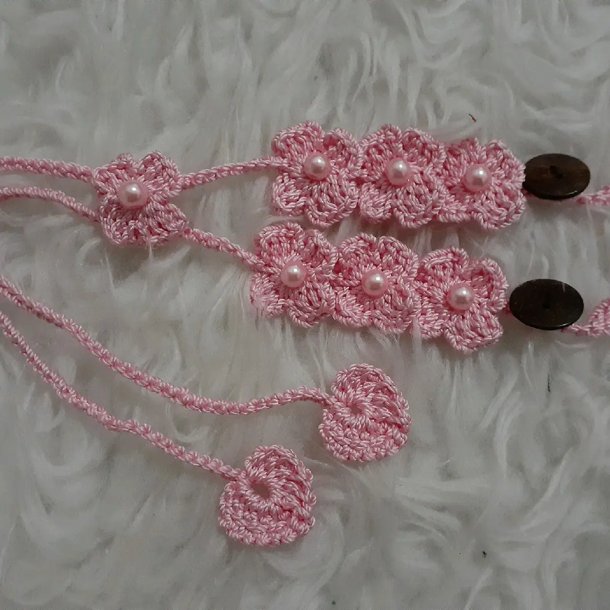 Strap Masker Rajut Mutiara