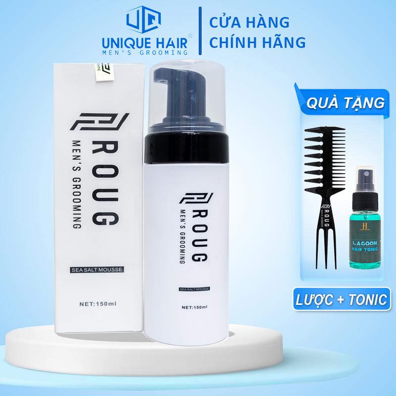 ROUG l Gôm & Sáp vuốt tóc Roug Matt Clay, Matte Clay 90g - Chính Hãng Singapo - new 2025 + Quà Tặng 4