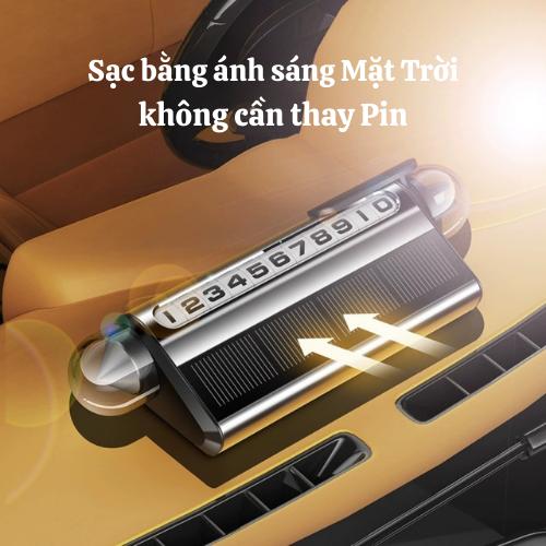 Bảng Số Điện Thoại LED Kiêm Búa Phá Kính Thông Minh 3 in 1 là một sản phẩm tiện ích dành cho xe hơi 0