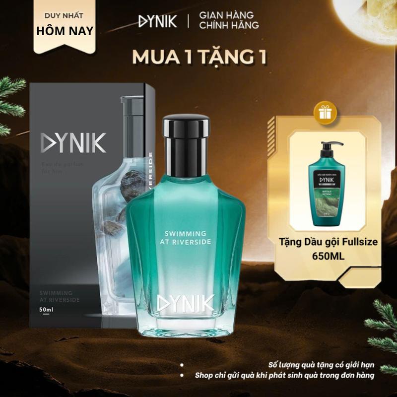 [Tặng Dầu Gội Fullsize] ] Nước Hoa Nam Cao Cấp DYNIK Swimming At The Riverside - hương rêu sồi cuốn hút 50ml