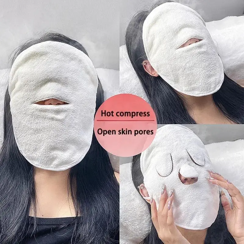Warm compress towel Cold compress face compress face towel Double thickness beauty salon Beauty hair towel skin care Facial Comfort