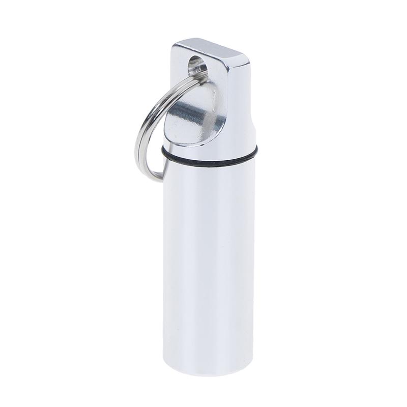 Product Introduction of Aluminum Emergency Seal Pills Box Waterproof Capsule Container Medicine Bottle 32