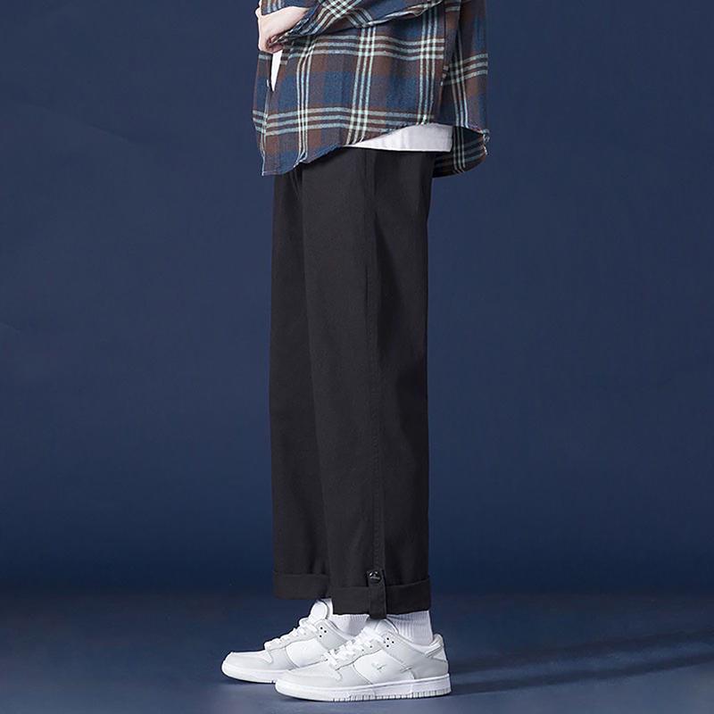 Quần kaki Baggy Nam Nữ - Quần Ống Suông Xắn Gấu Unisex phong cách hàn quốc cực hot 2023 Pants Menswear