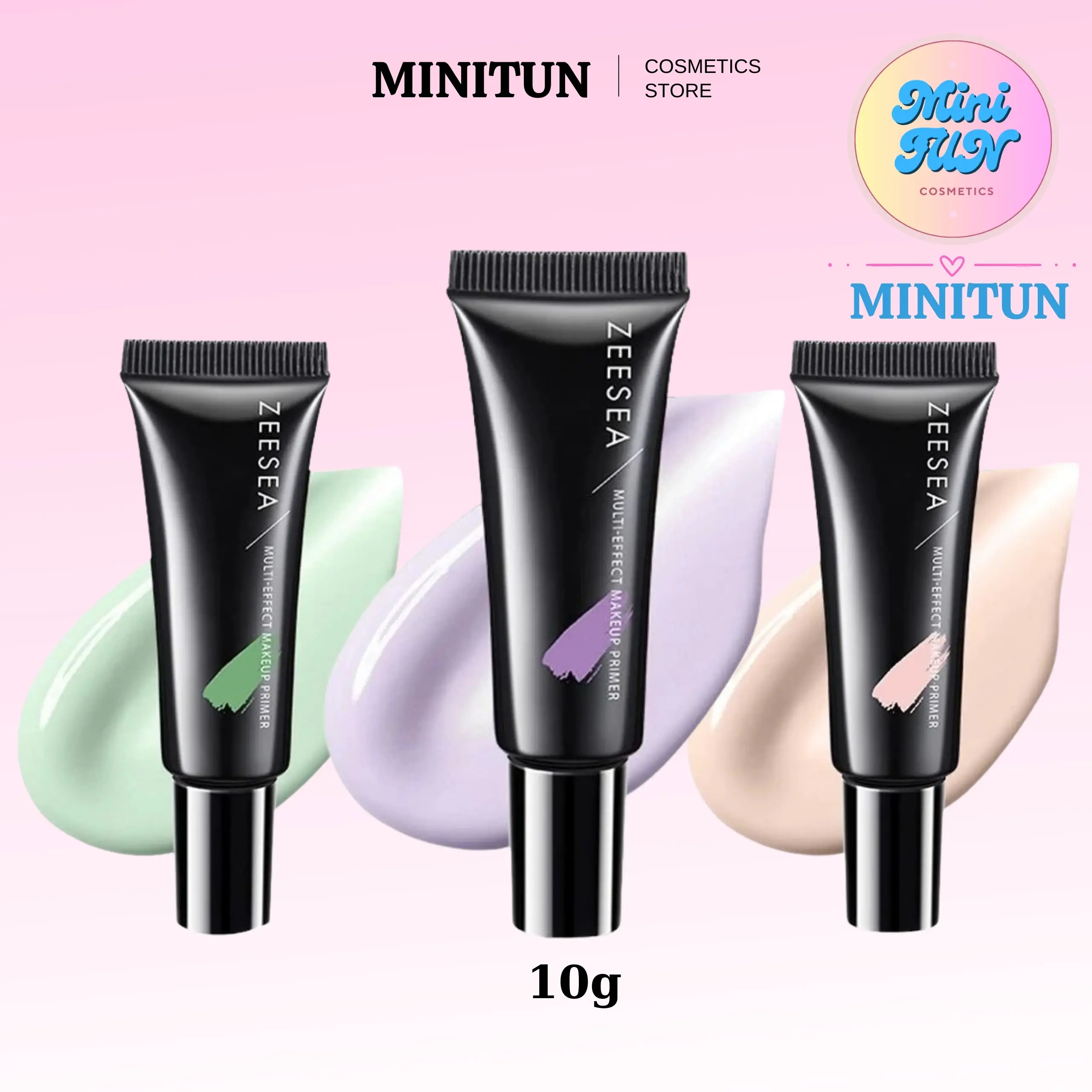 Kem Lót Zeesea Kiềm Dầu Nâng Tone Mịn Da Che Lỗ Chân Lông 10g MiniTun