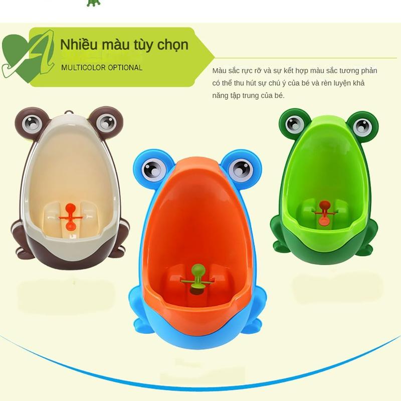 (HÀNG NK CHÍNH NGẠCH)Bô đi tiểu cho bé trai, bô vệ sinh cho bé, có thể treo, tháo rời và điều chỉnh được độ cao 4