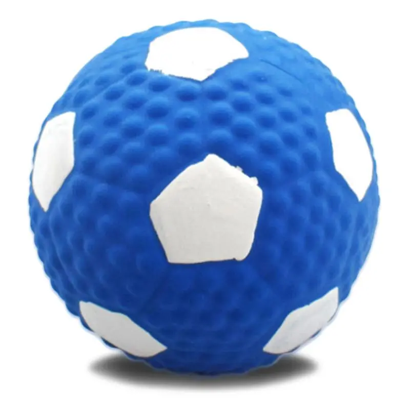 Durable Dog Soccer Ball Toy, Durable Rubber Latex Ball Toy for Pets Dogs Outdoor Training & Playing, Fun Indoor Pet Toy Ball 0
