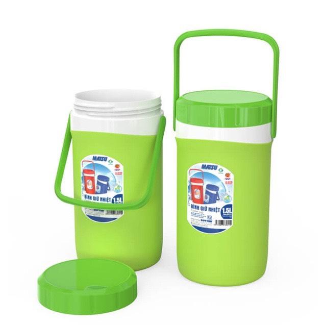 Bình giữ nhiệt nhựa DT 750ml, 1L, 1L5, 2L, 3L, 4L giữ nhiệt 8 tiếng