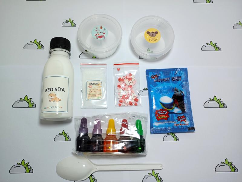 BK21 BỘ KIT SLIME MÂY - DỤNG CỤ LÀM SLIME MÂY CLOUD SLIME ĐỒ CHƠI TOY