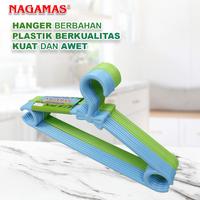 Gambar NAGAMAS Gantungan Baju Plastik 12 PCS Hanger Pakaian  Pita HP001 dari Nagamas Official Store Kota Tangerang 4 Tokopedia