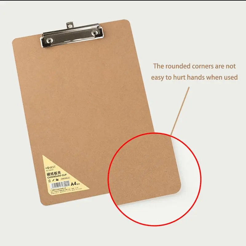 Hardboard Clipboard, 1 Count Durable Clipboard, Office Stationery & Supplies for School, Home, Workplace 5