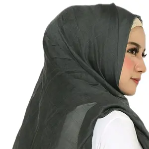pasmina soft linen Pashmina Muslim Wanita