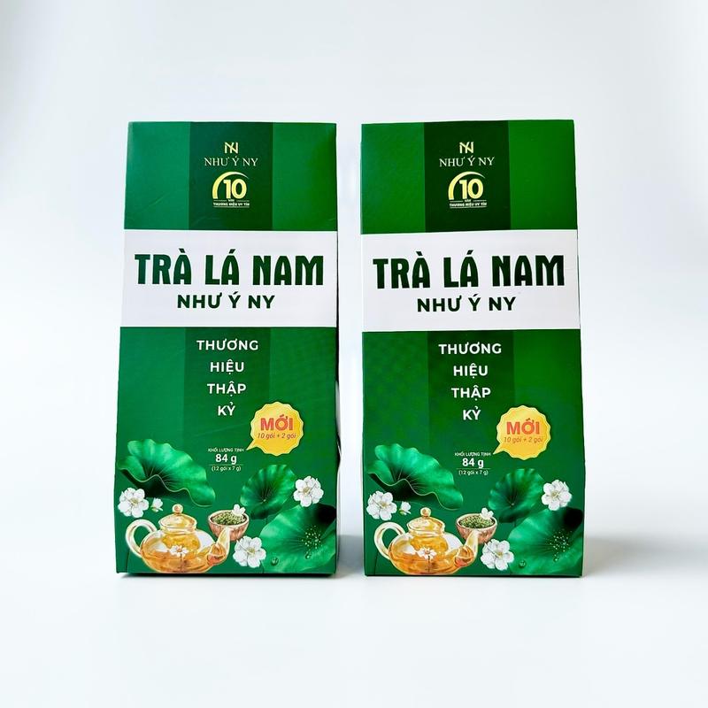 02 Hộp Trà Lá Nam Như Ý NY - Mỗi Hộp Gồm 12 Túi Lọc [ 2 Trà ]
