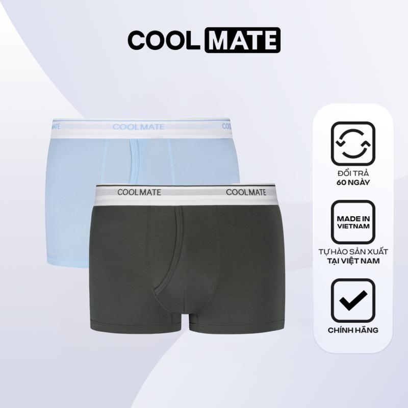   Underwear  Combo 2 quần lót nam KHE MOI Bamboo Trunk kháng khuẩn Menswear Quần Boxer - Coolmate 