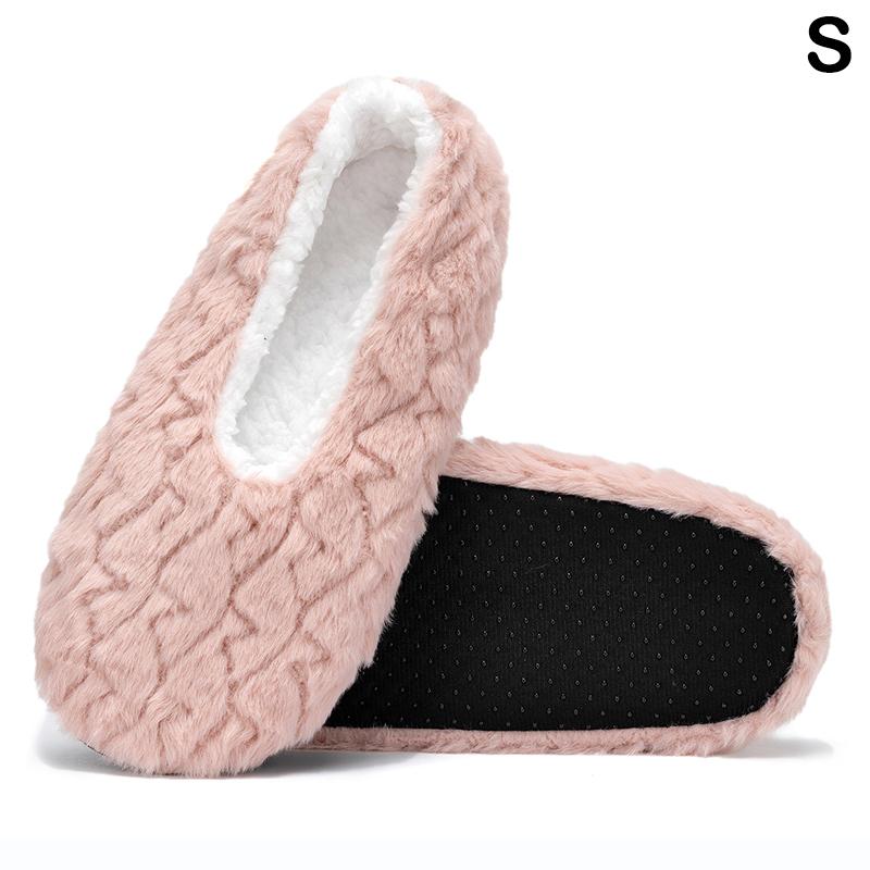 Product Introduction of Women's Warm Floor Socks Fall Winter Home Non Slip Plush Soft Comfortable Thicken Solid Colour Ladies Indoor Slippers Socks 19