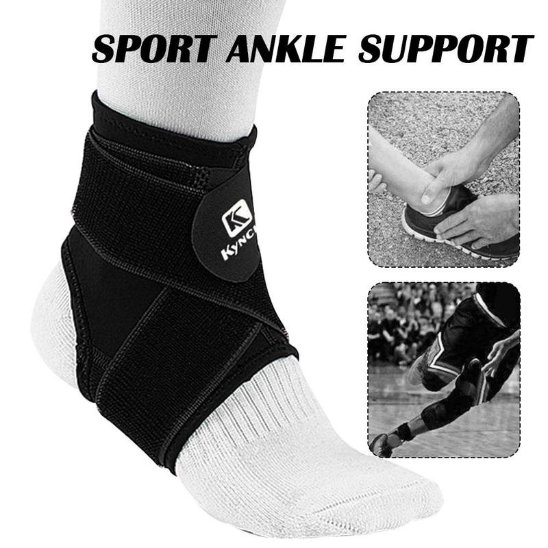 Sport Ankle Support Protection Adjustable Injury Wrap Elastic Brace Strap Basketball Foot Sprain Comfort Ankle Stabilizer 5