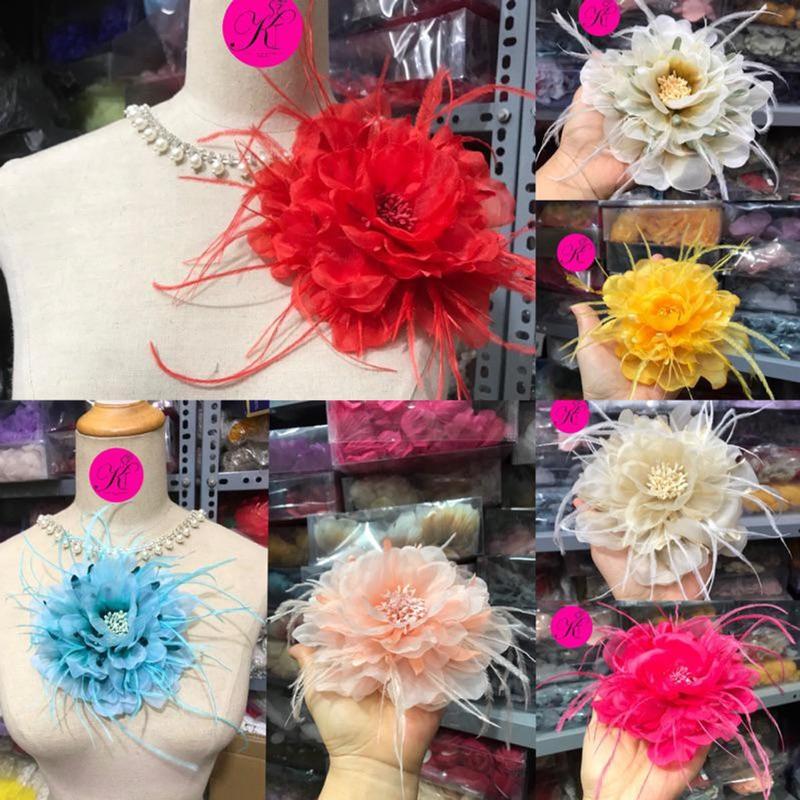  Hoa cài mỹ nhân cao cấp dùng cho nữ cài áo cài tóc sang trọng 
