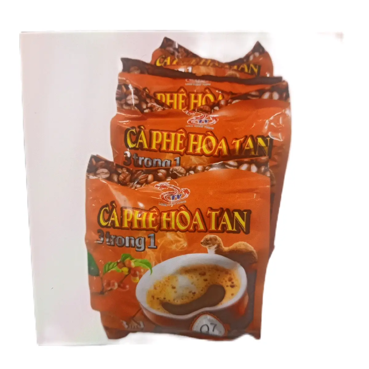 Combo 4 bịch cà phê Q7 3 trong 1 bịch 408g×24 gói Cafe Coffee tách béo như ý