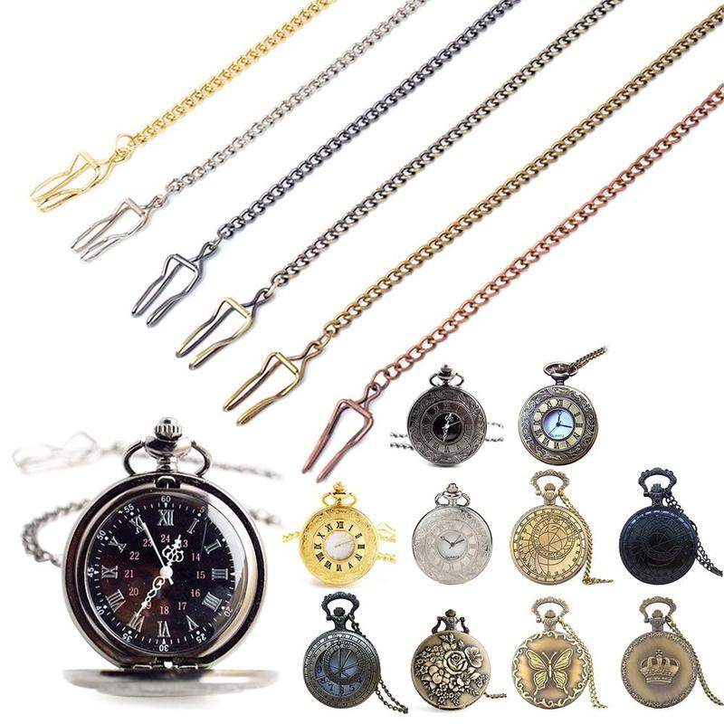 Lật Cổ điển Với vòng cổ Steampunk Đồng hồ bỏ túi Túi Đồng hồ Fob