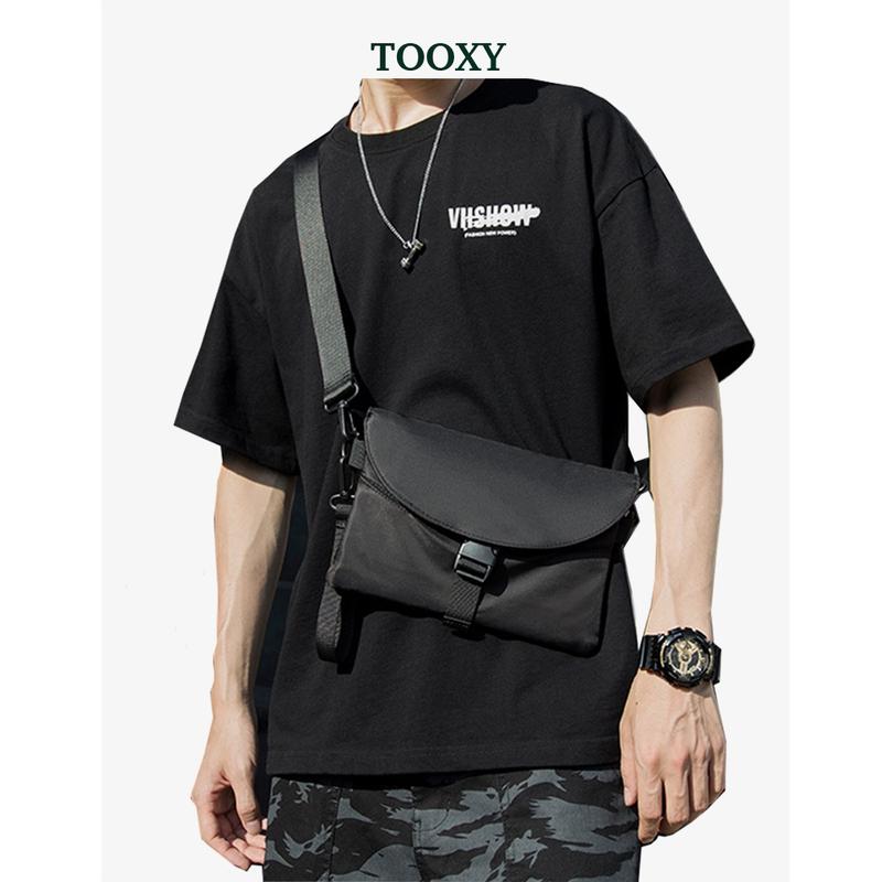  Túi đeo chéo nam thời trang Vải Dù Polyester chống nước - Bumbag Clutch cầm tay 