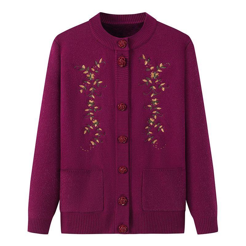 Product Introduction of Áo len trung niên nữ tặng bà tặng mẹ Women Top Women Top 10