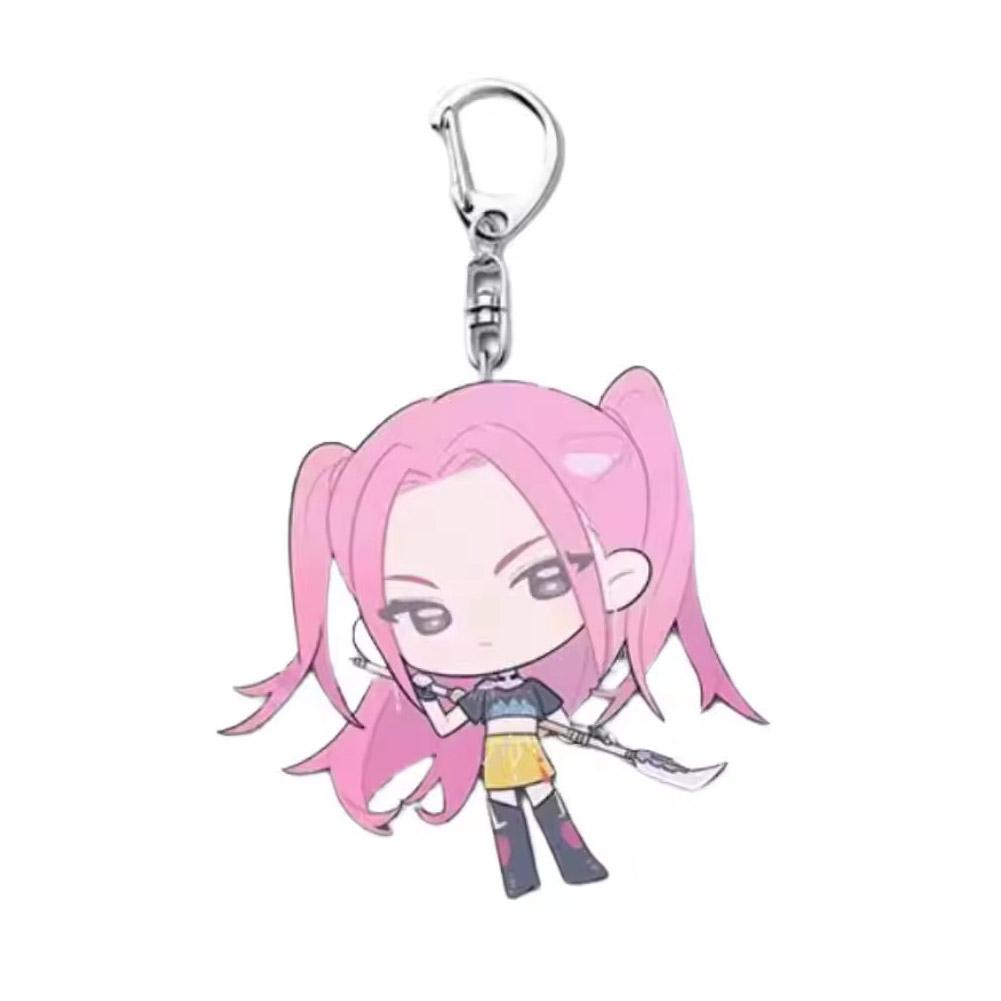 KPOP Demon Hunters Rumi Mira Zoey Acrylic Keychain Pendant For