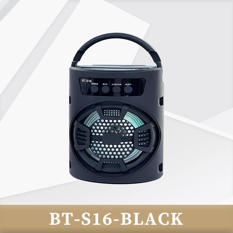Loa Bluetooth Cầm tay BT-S16-BLACK Thiết kế sang trọng, có chỗ gác điện thoại, Âm thanh cực chất lượng, Dung lượng pin sử dụng lâu