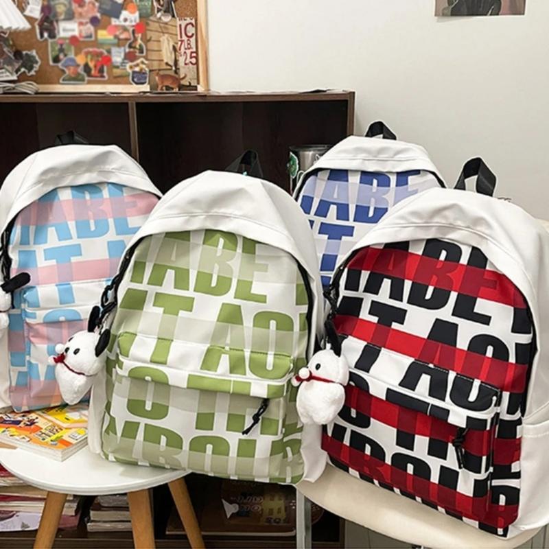 Product Introduction of New American backpack female students original printed backpack trend schoolbag male students 5